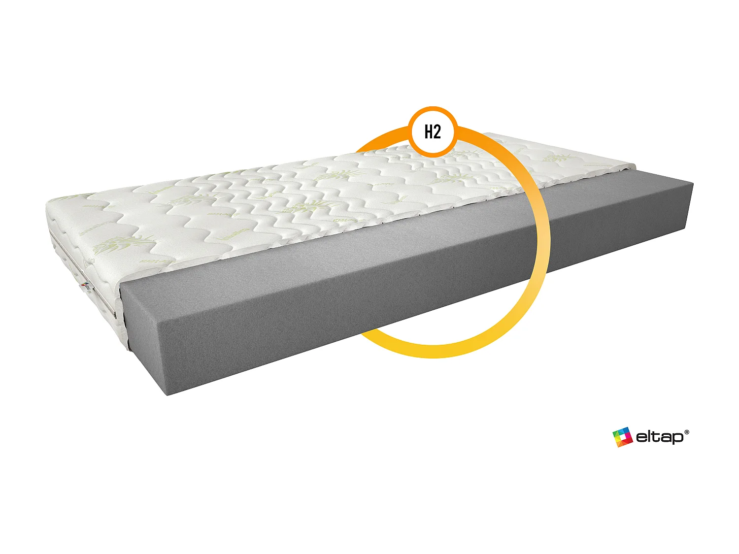 Matelas Zehnd/200x200/Blanc