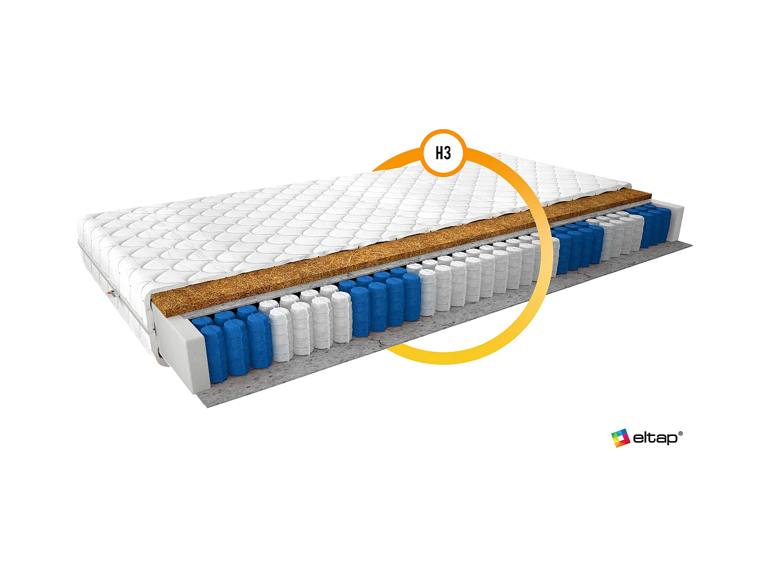 Matratze Kevin/180x200/Weiss