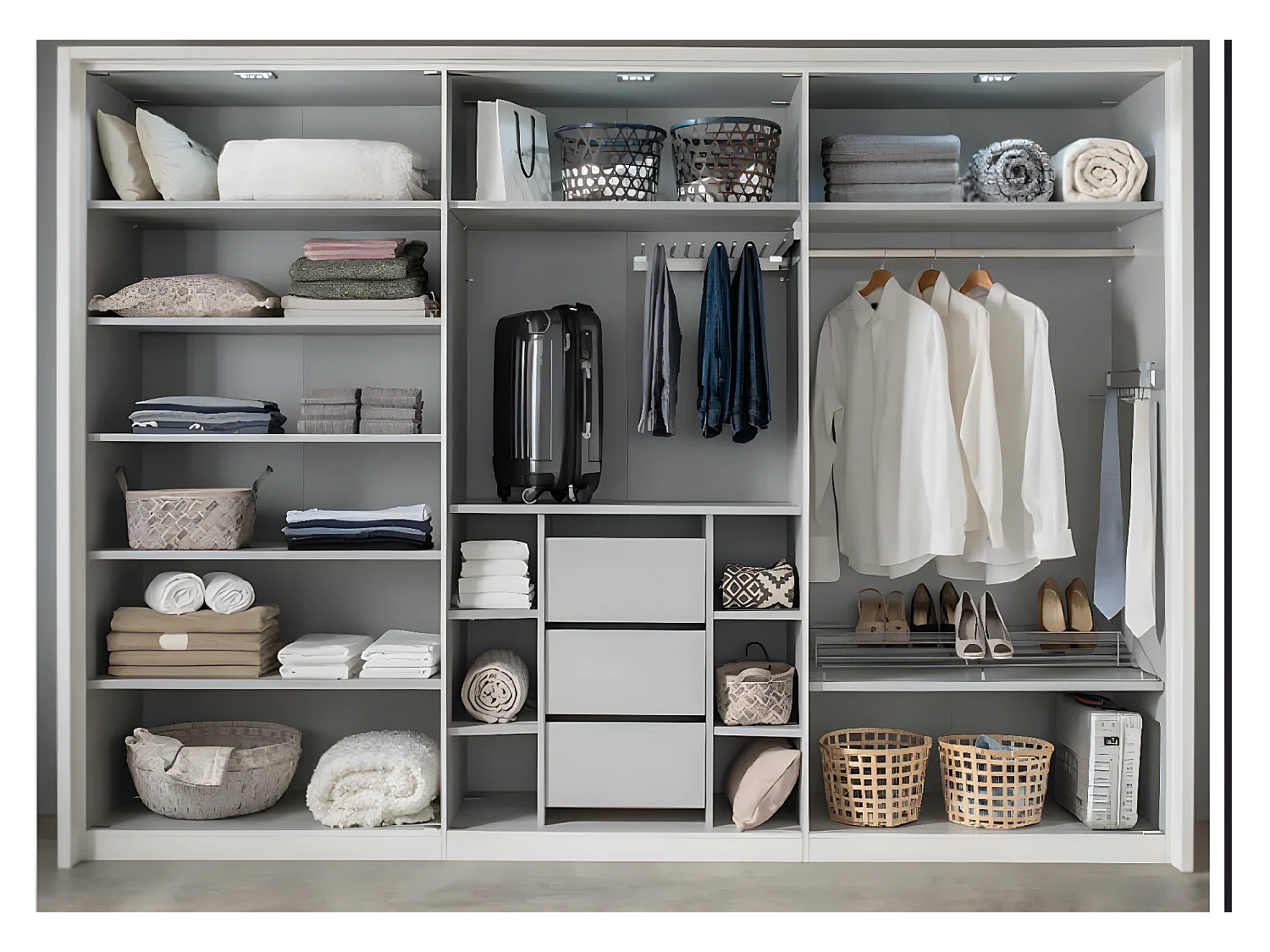 Kleiderschrank Railto (270cm)