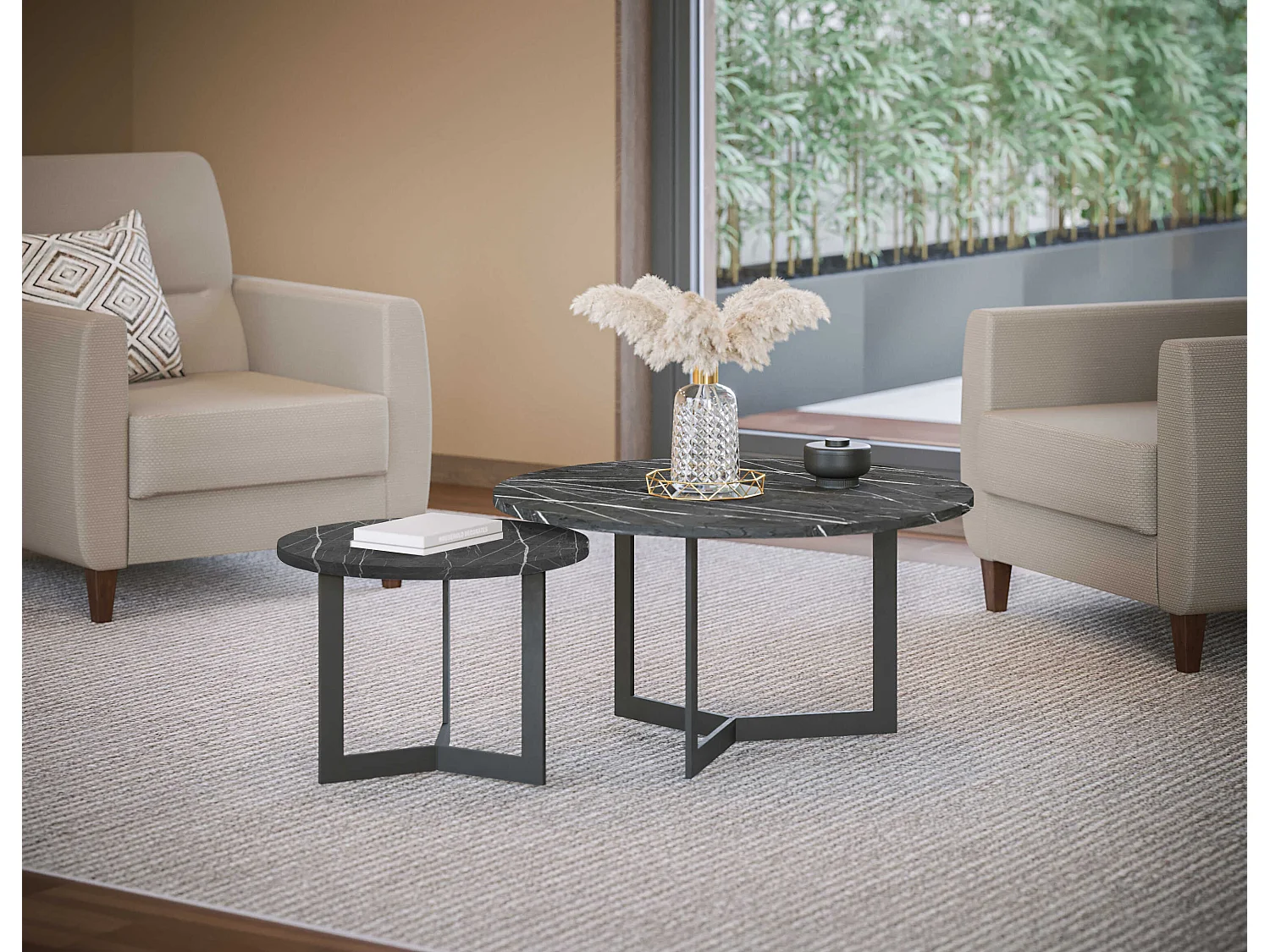 Couchtisch Saturn-Set