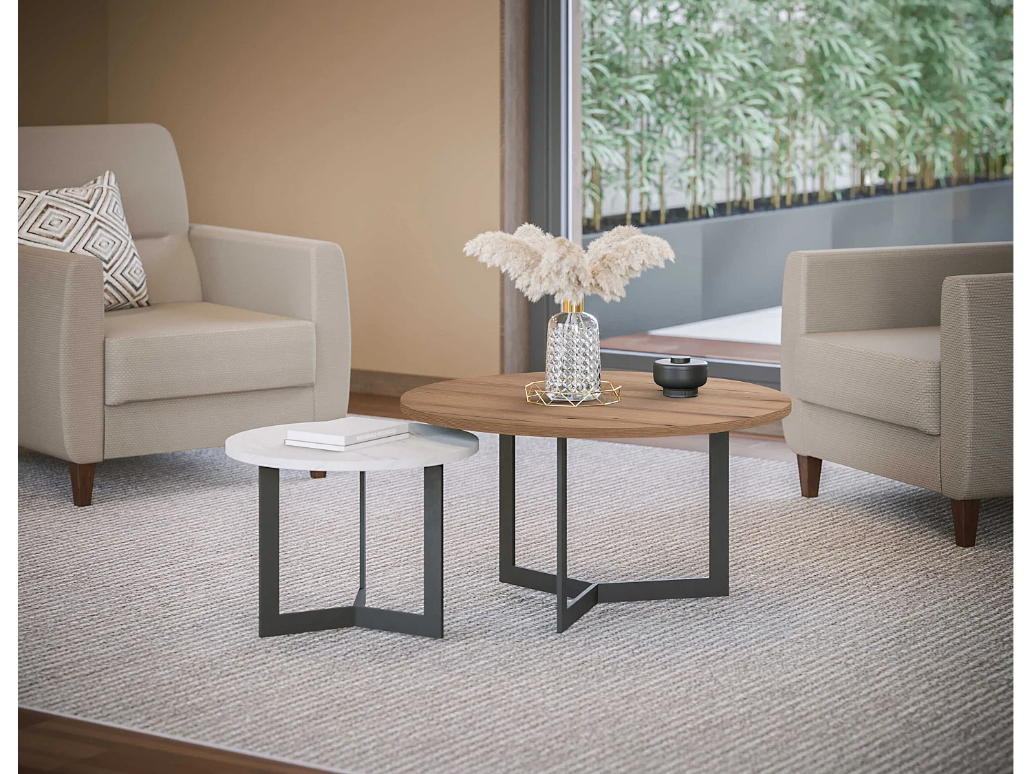 Couchtisch Saturn-Set