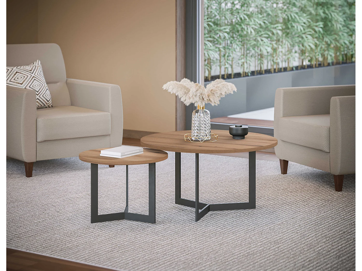 Couchtisch Saturn-Set