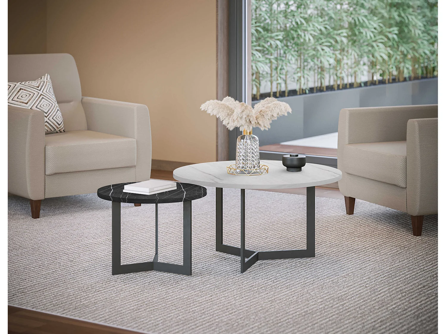 Couchtisch Saturn-Set