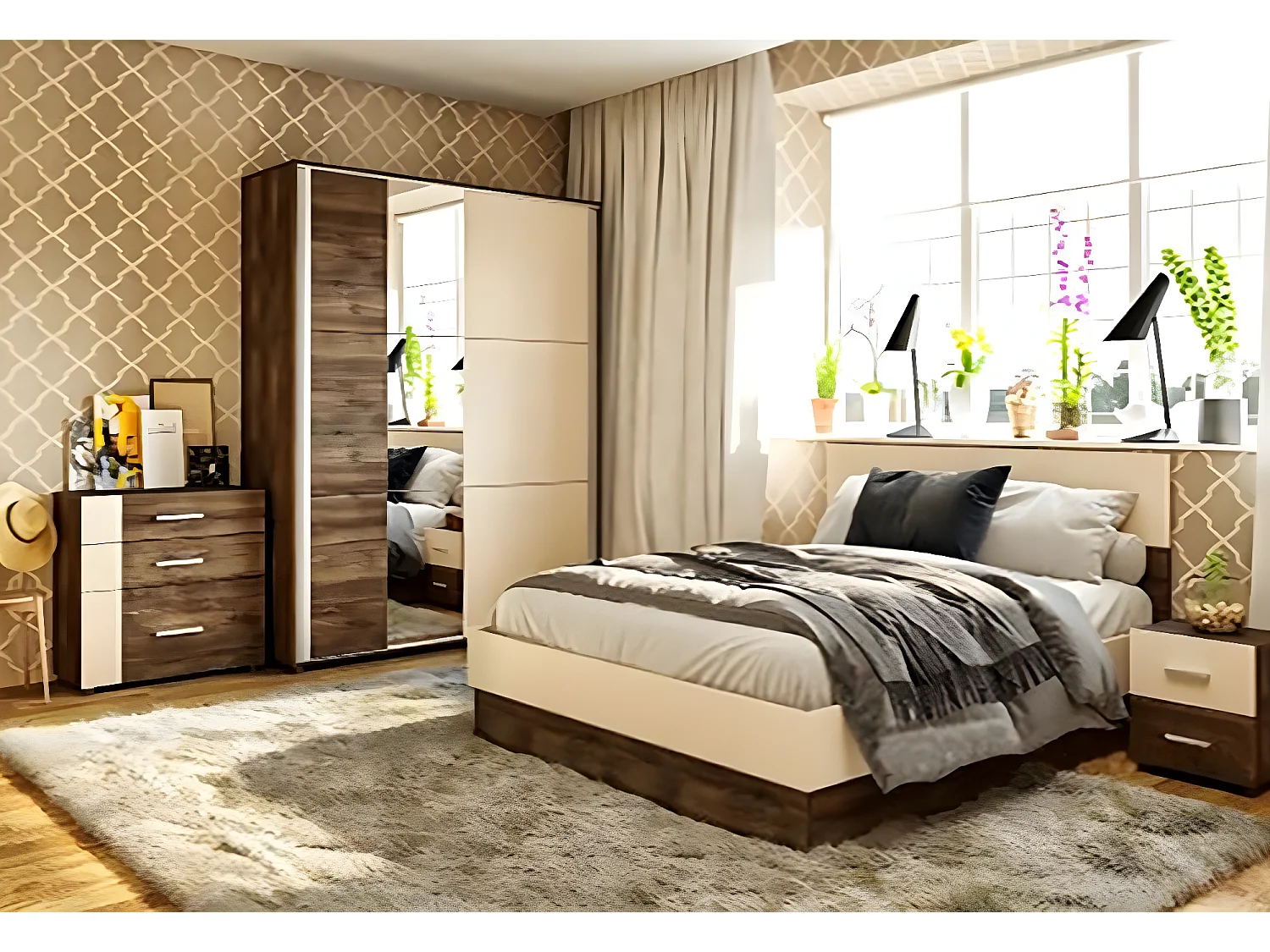 Set da camera da letto Silvy