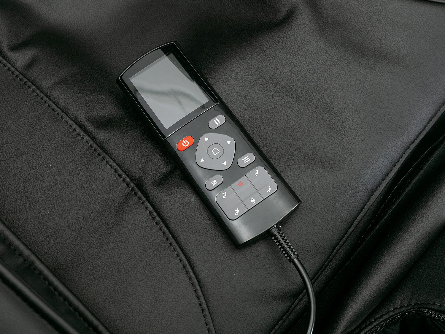 Fauteuil massant en simili - Commande vocale - Système zéro gravité - Noir - ULAP