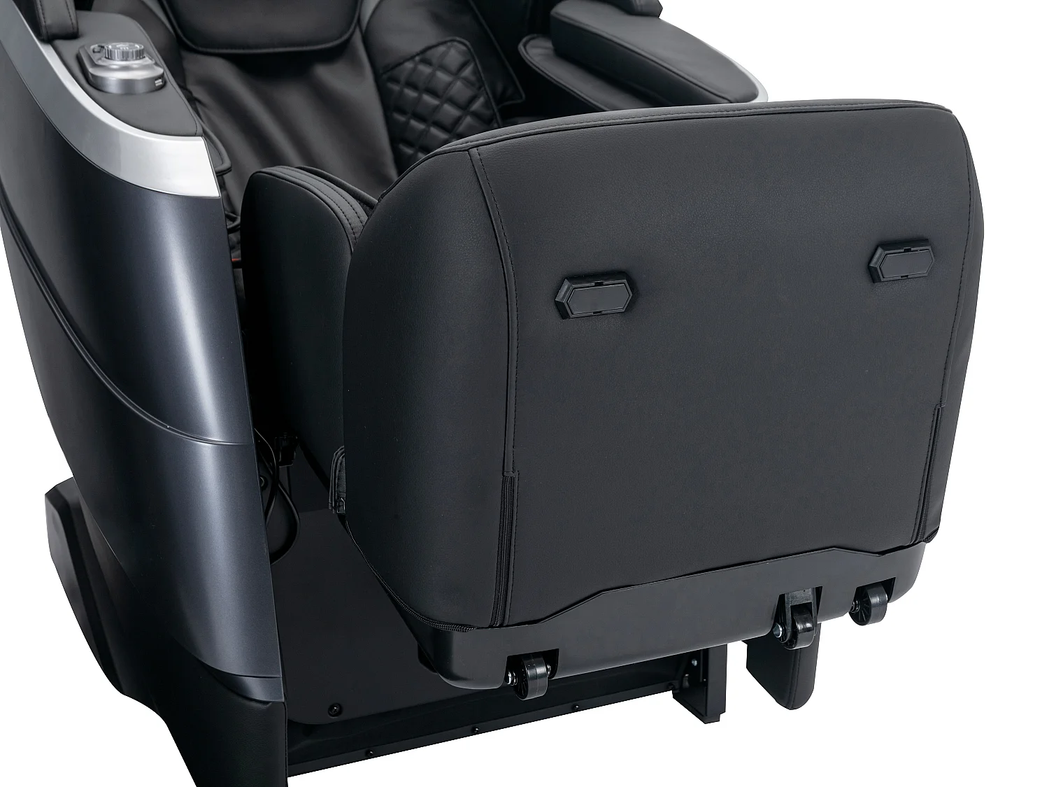 Fauteuil massant en simili - Commande vocale - Système zéro gravité - Noir - ULAP