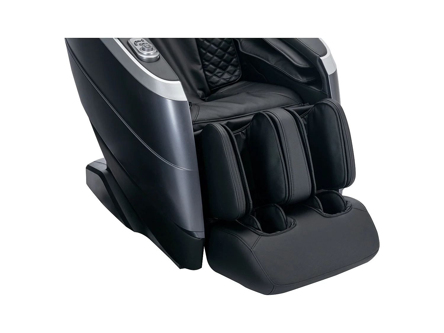 Fauteuil massant en simili - Commande vocale - Système zéro gravité - Noir - ULAP