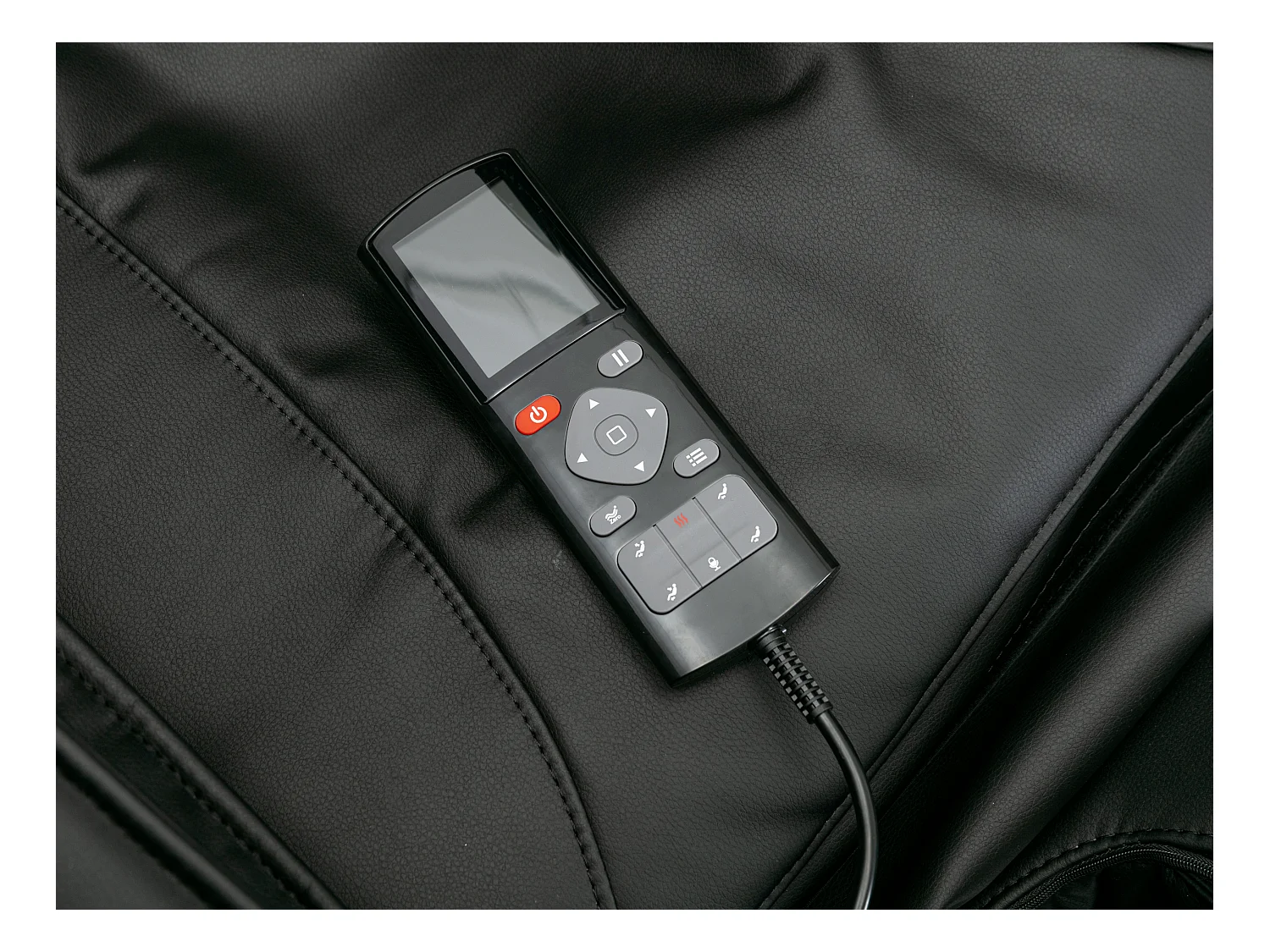 Sillón de masaje en simil cuero - Control por voz - Sistema de gravedad cero - Negro - ULAP