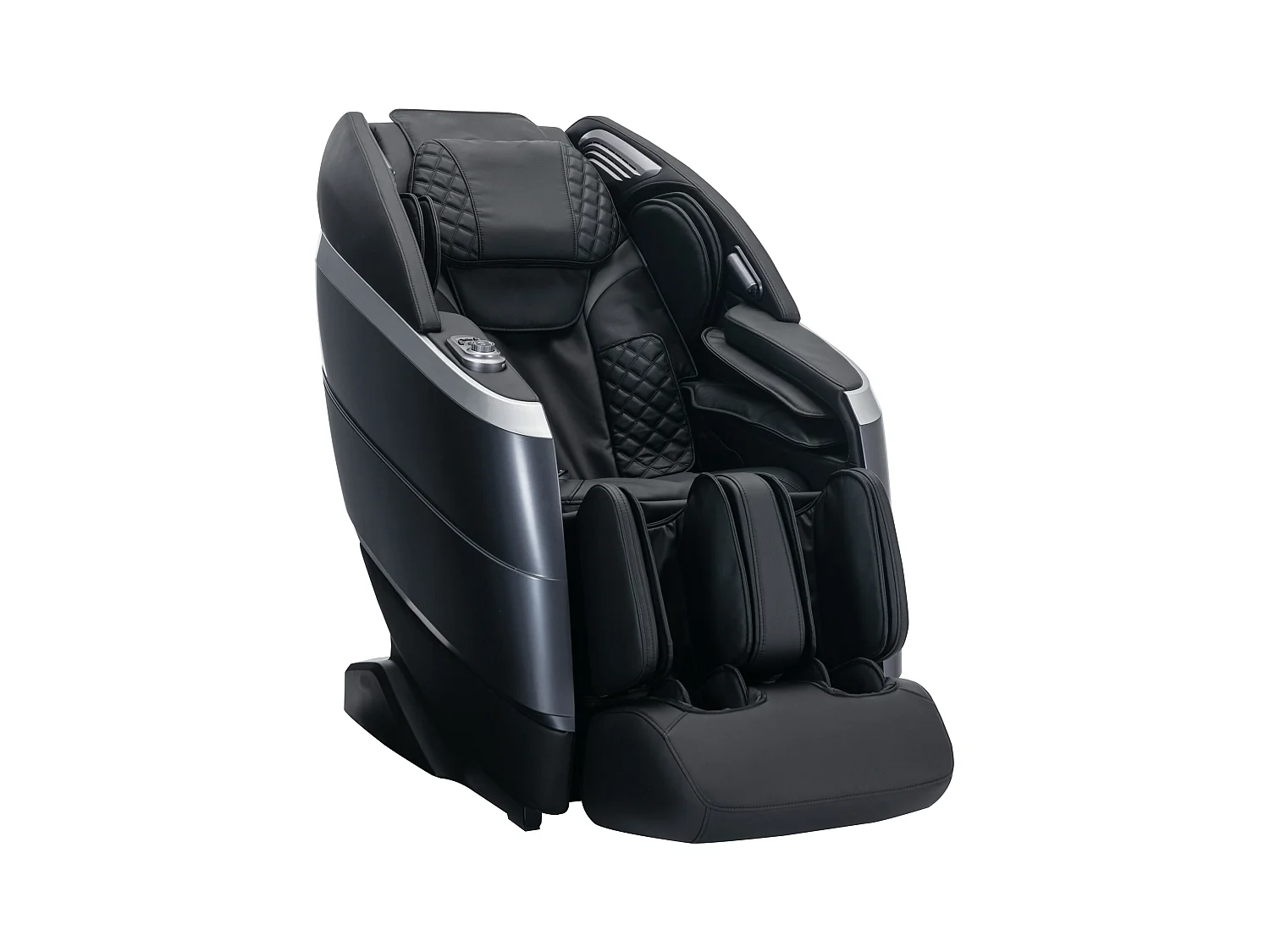 Sillón de masaje en simil cuero - Control por voz - Sistema de gravedad cero - Negro - ULAP