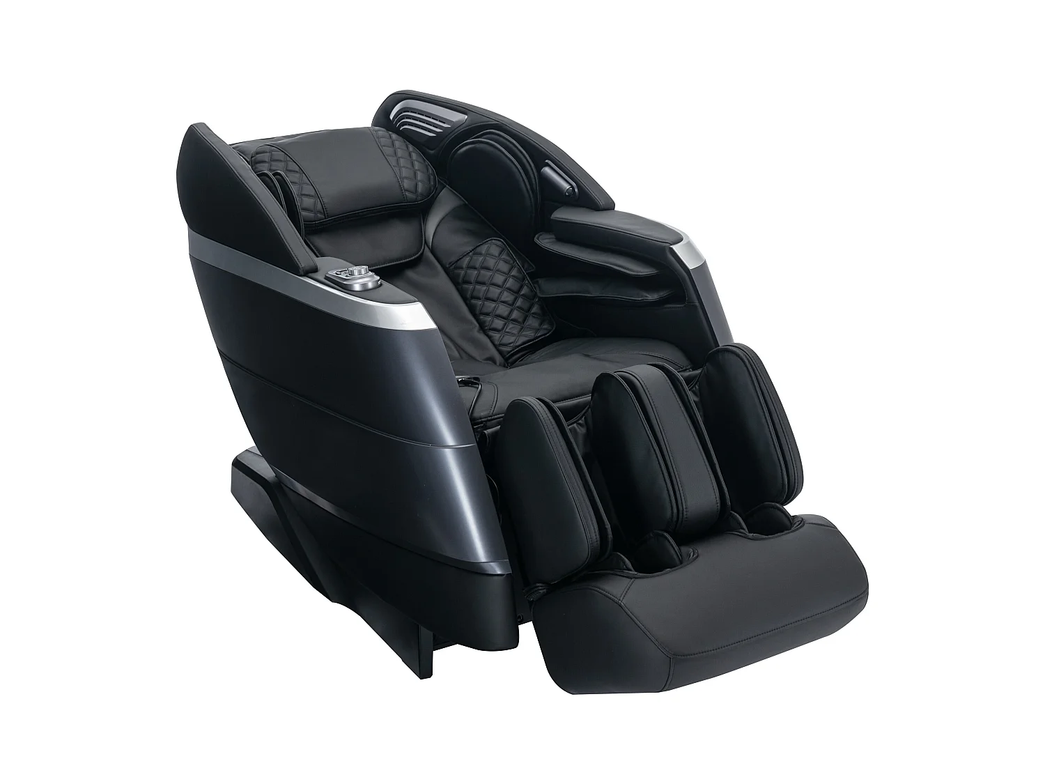 Sillón de masaje en simil cuero - Control por voz - Sistema de gravedad cero - Negro - ULAP