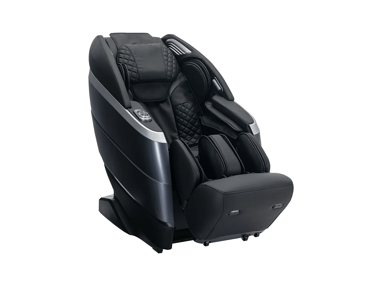 Sillón de masaje en simil cuero - Control por voz - Sistema de gravedad cero - Negro - ULAP