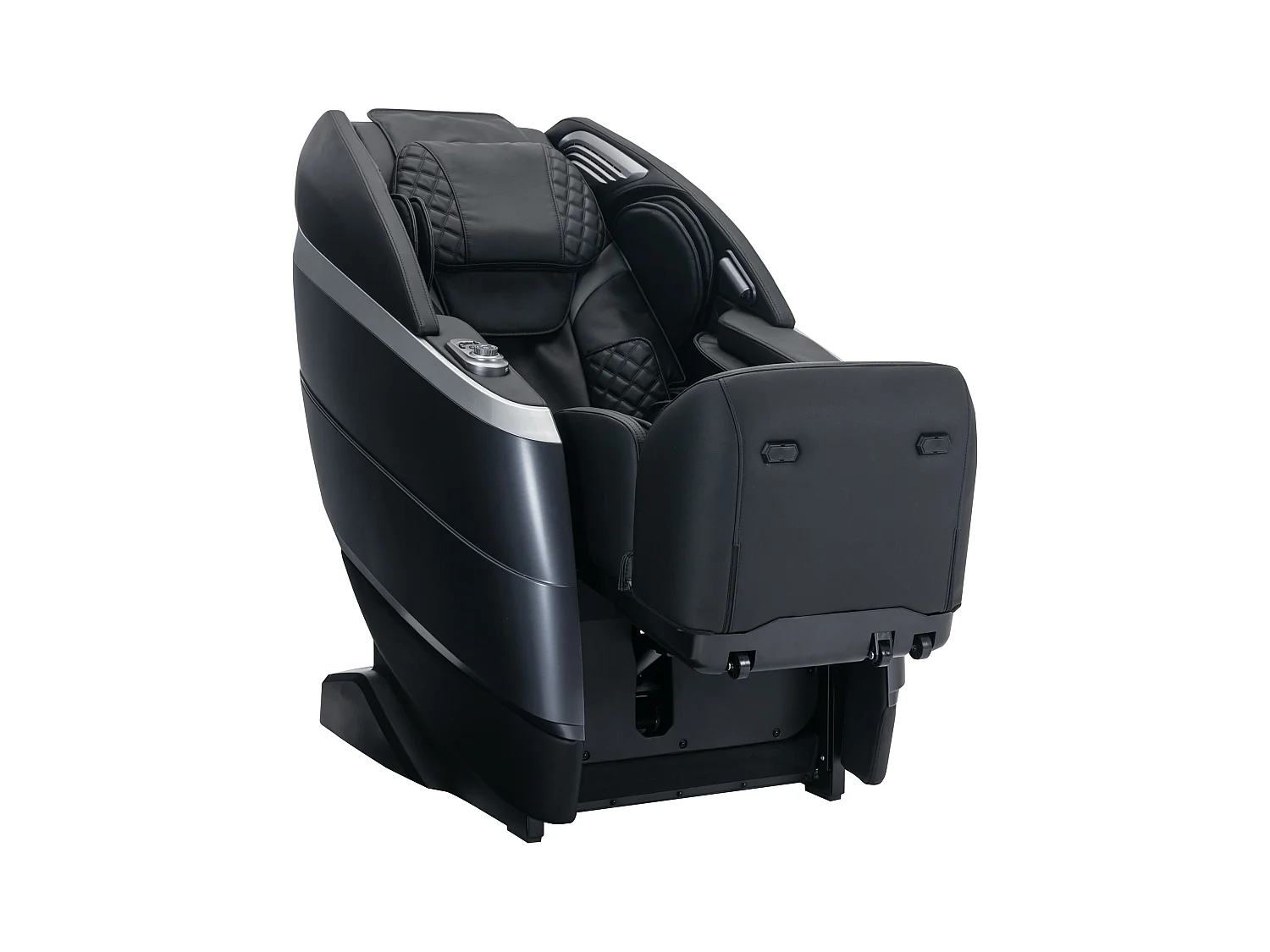 Sillón de masaje en simil cuero - Control por voz - Sistema de gravedad cero - Negro - ULAP