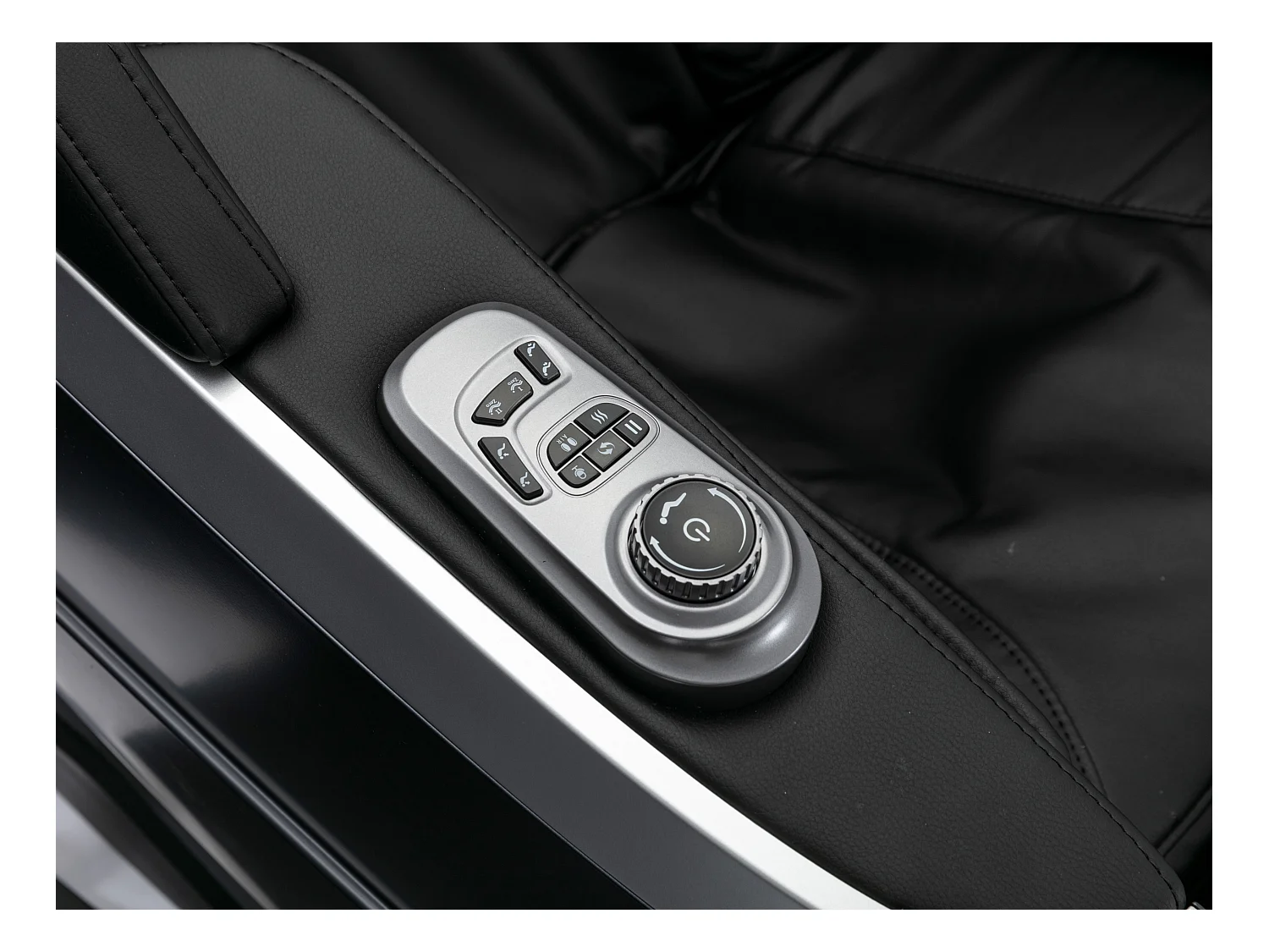 Sillón de masaje en simil cuero - Control por voz - Sistema de gravedad cero - Negro - ULAP