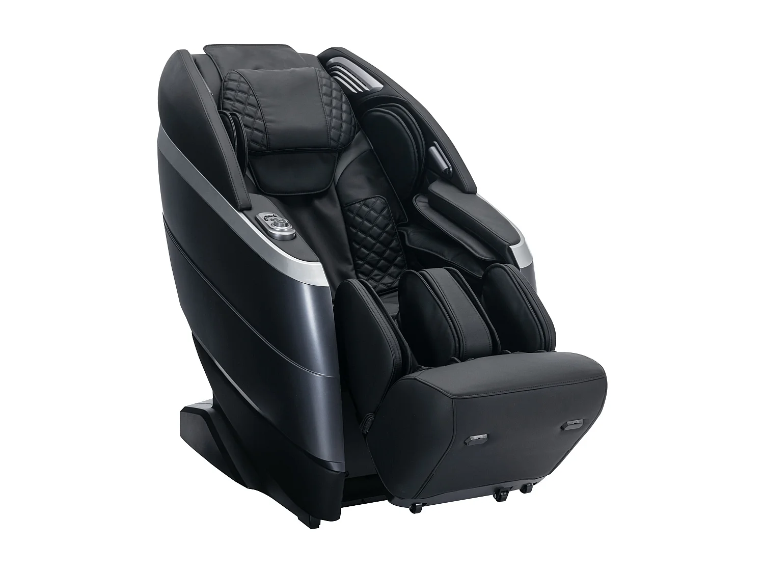 Massagesessel - Kunstleder - Sprachsteuerung - Zero-Gravity-System - Schwarz - ULAP