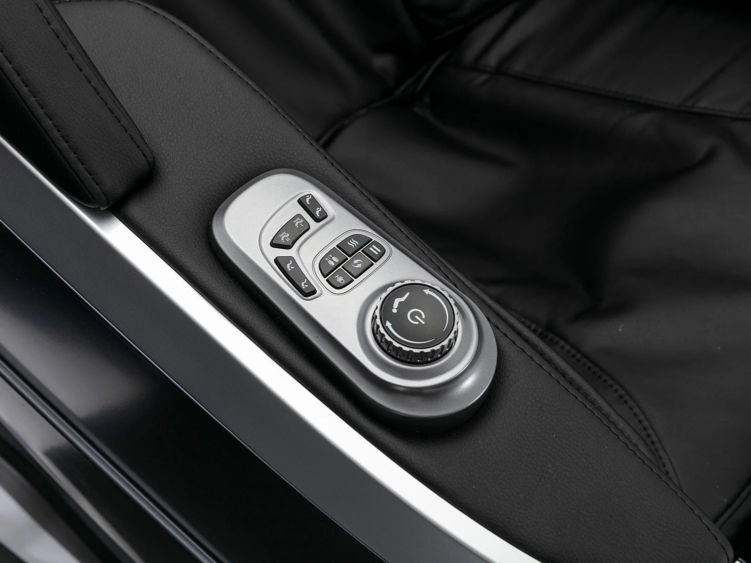 Massagesessel - Kunstleder - Sprachsteuerung - Zero-Gravity-System - Schwarz - ULAP