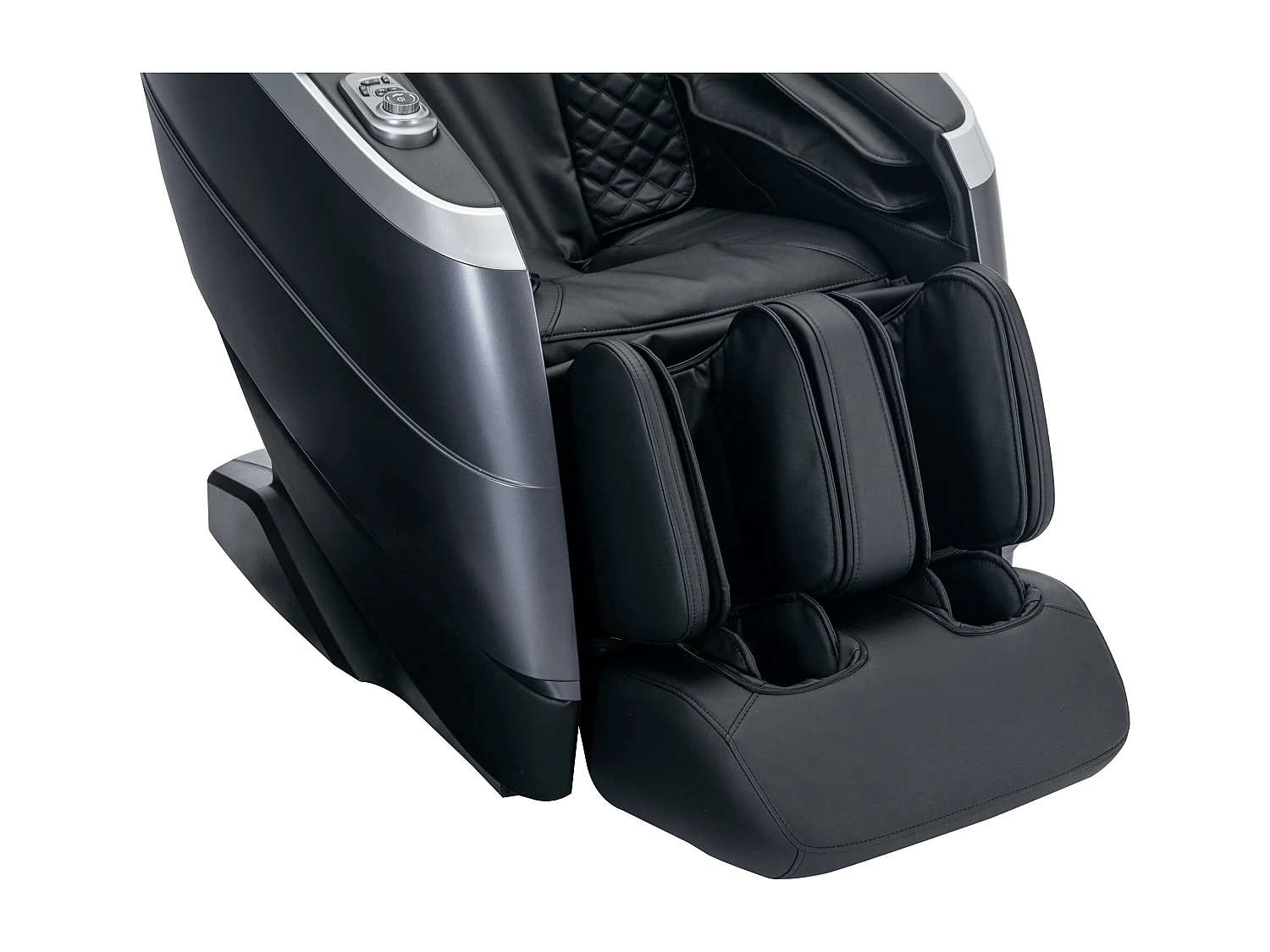 Massagesessel - Kunstleder - Sprachsteuerung - Zero-Gravity-System - Schwarz - ULAP