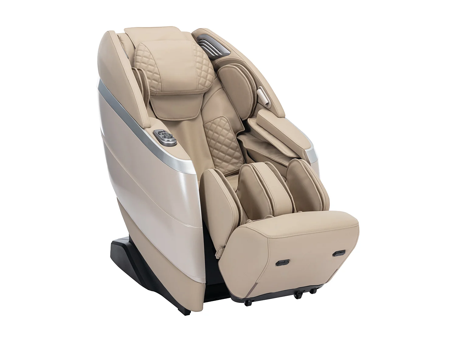 Poltrona massaggiante Controllo vocale Sistema zero gravity in Similpelle Beige  - ULAP