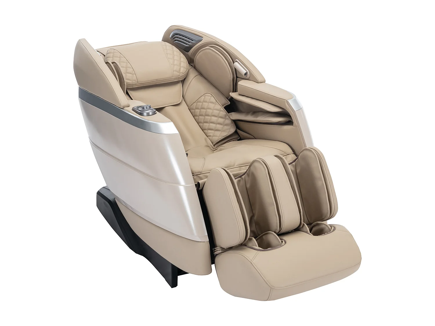 Poltrona massaggiante Controllo vocale Sistema zero gravity in Similpelle Beige  - ULAP