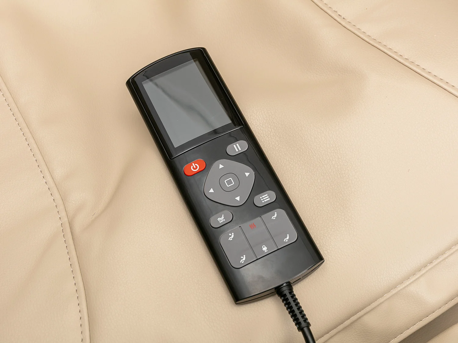 Poltrona massaggiante Controllo vocale Sistema zero gravity in Similpelle Beige  - ULAP