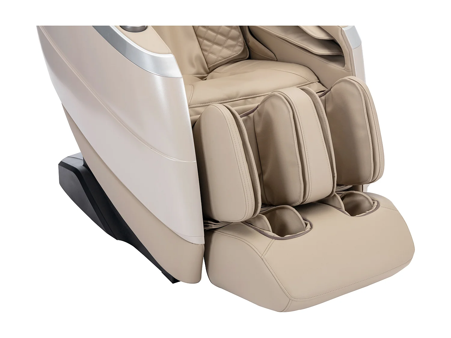 Poltrona massaggiante Controllo vocale Sistema zero gravity in Similpelle Beige  - ULAP