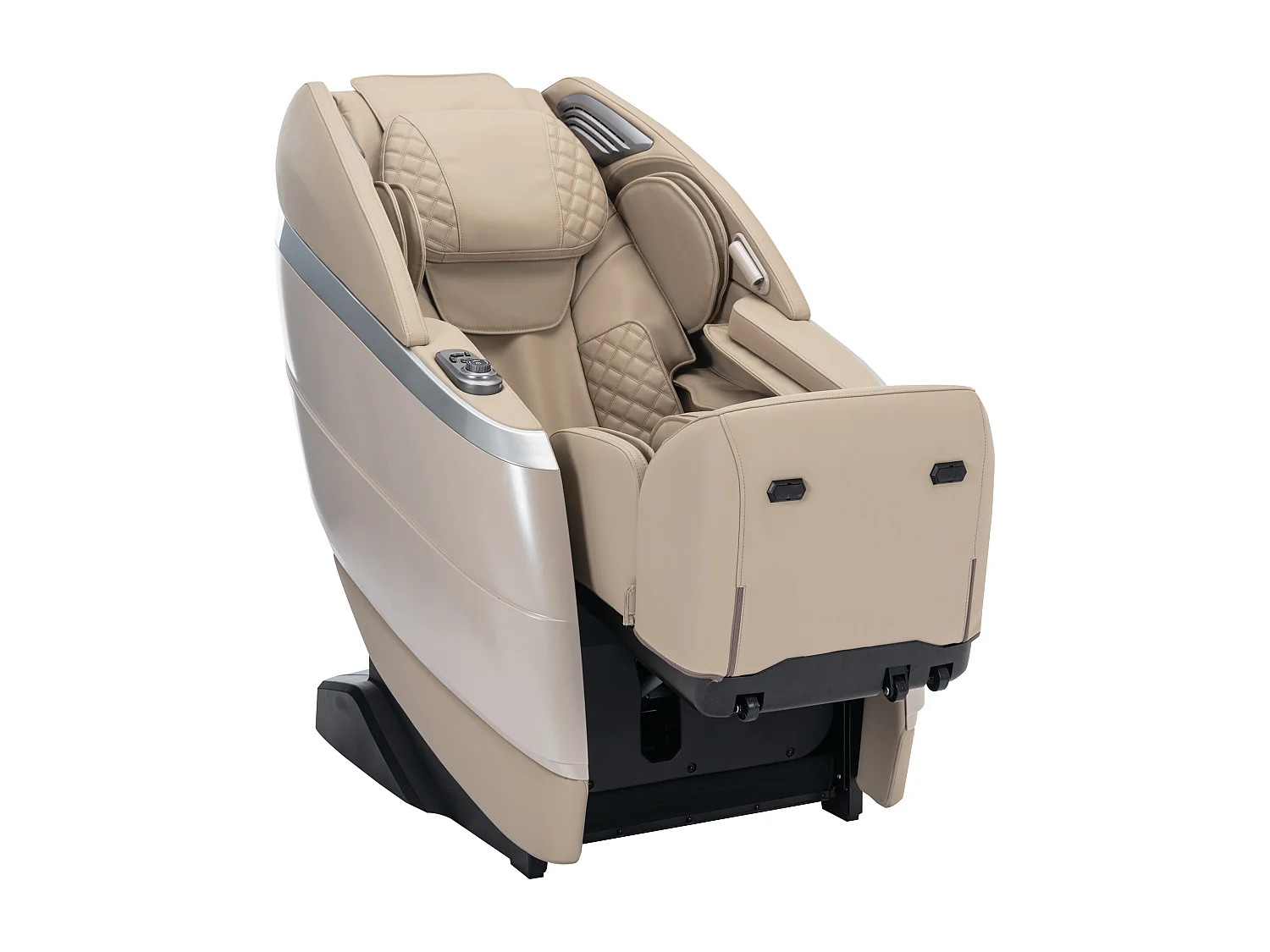 Massagefauteuil in kunstleer - Stembediening - Zero gravity-systeem - Beige - ULAP