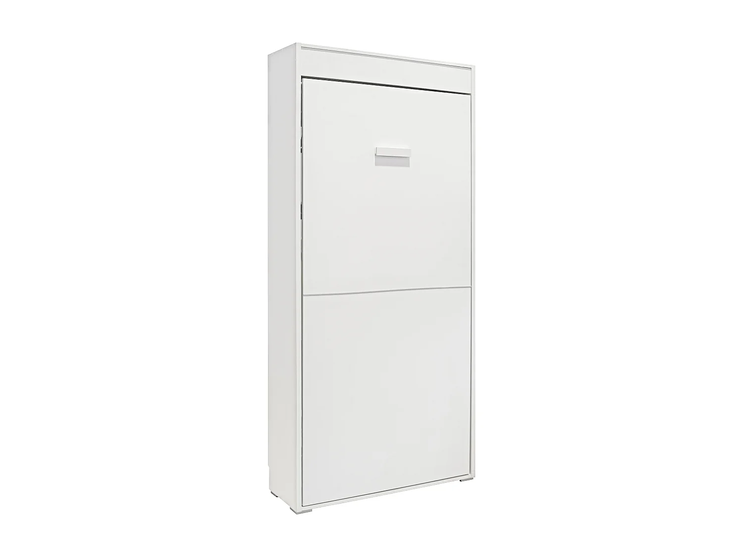 Cama dobrável vertical 90X190 branca