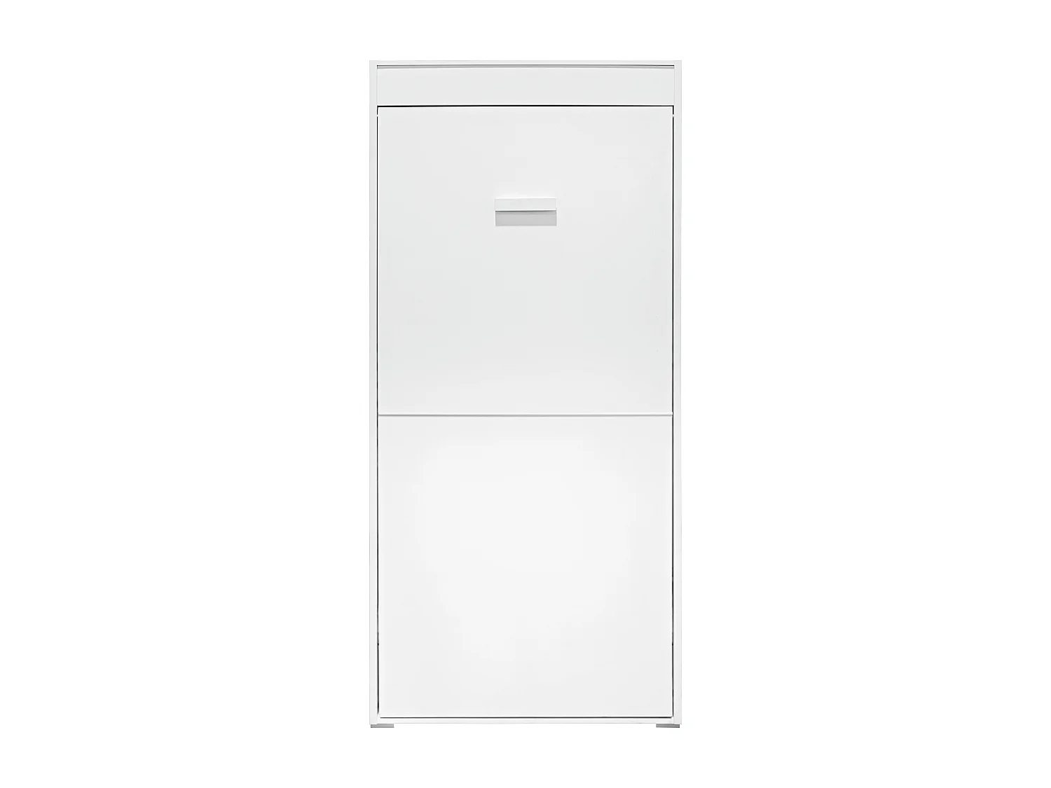 Cama dobrável vertical 90X190 branca