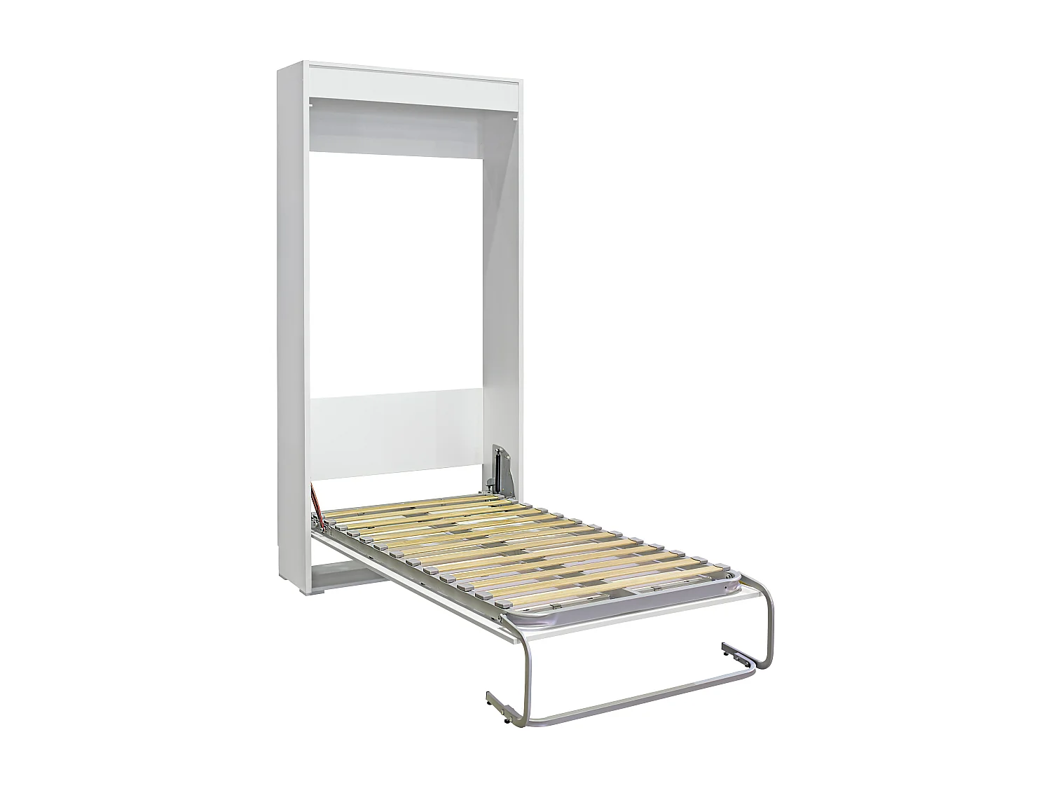 Cama dobrável vertical 90X190 branca