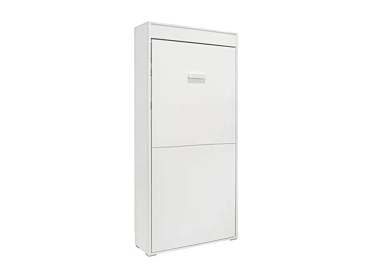 Cama dobrável vertical 90X190 branca