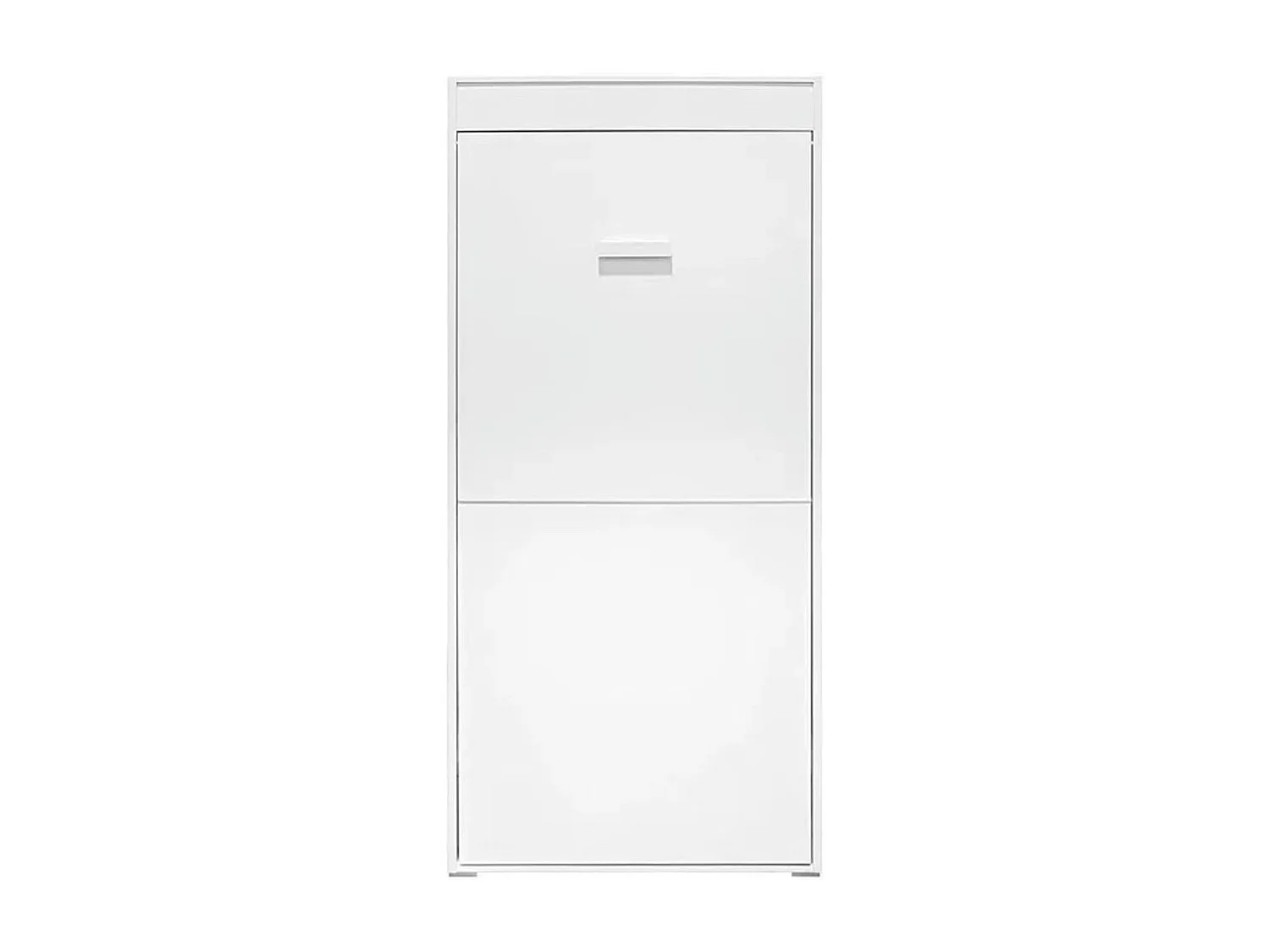 Cama dobrável vertical 90X190 branca