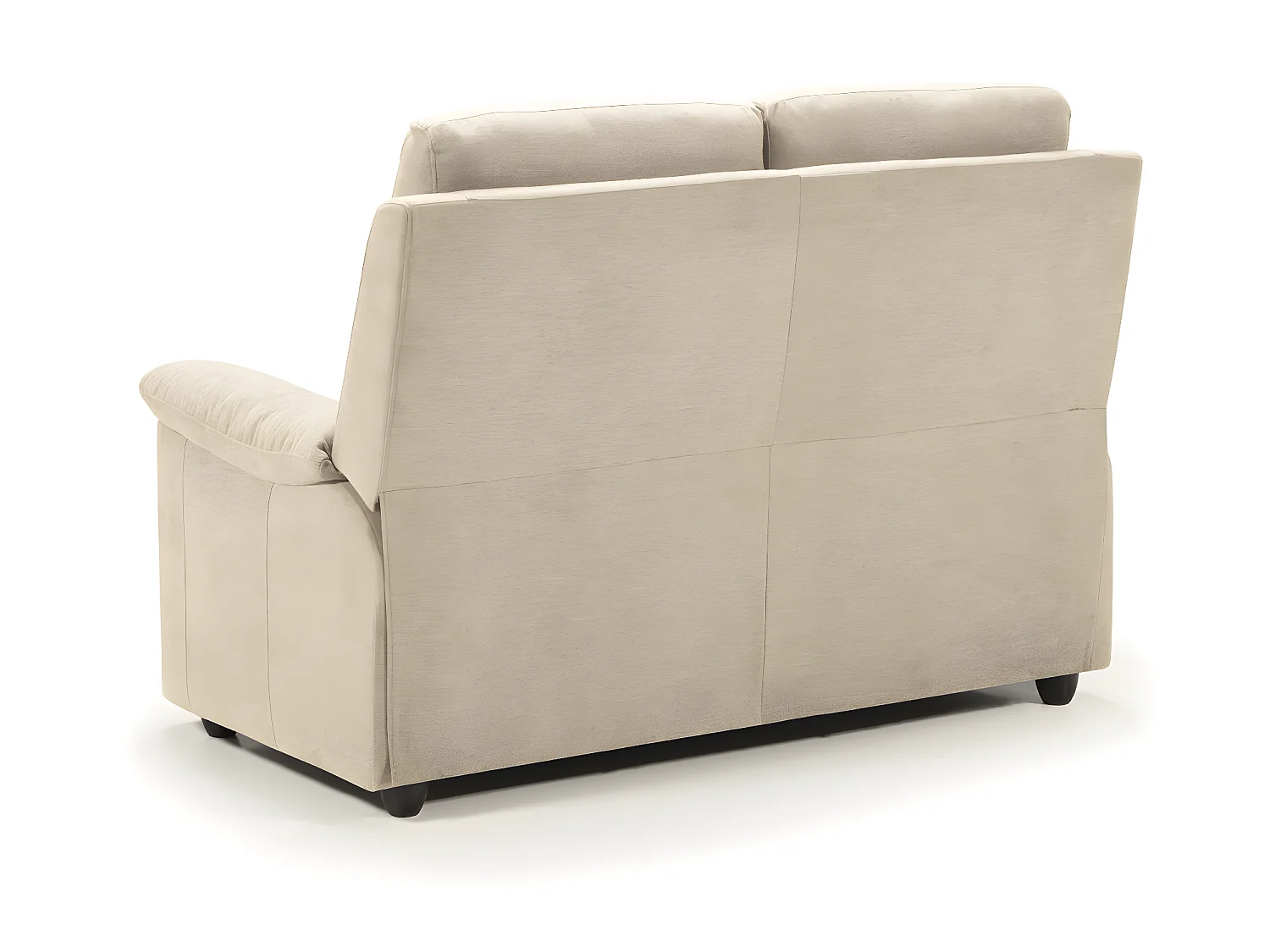 Ensemble canapé de 3 places relax manuel + canapé de 2 places fixes en tissu