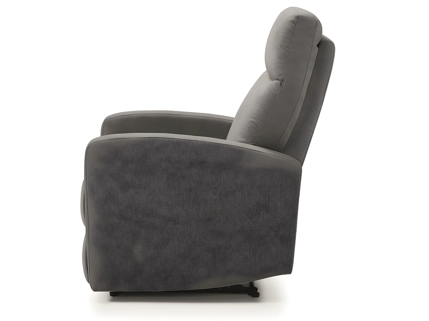 Fauteuil relax électrique en tissu waterproof couleur Gris foncé