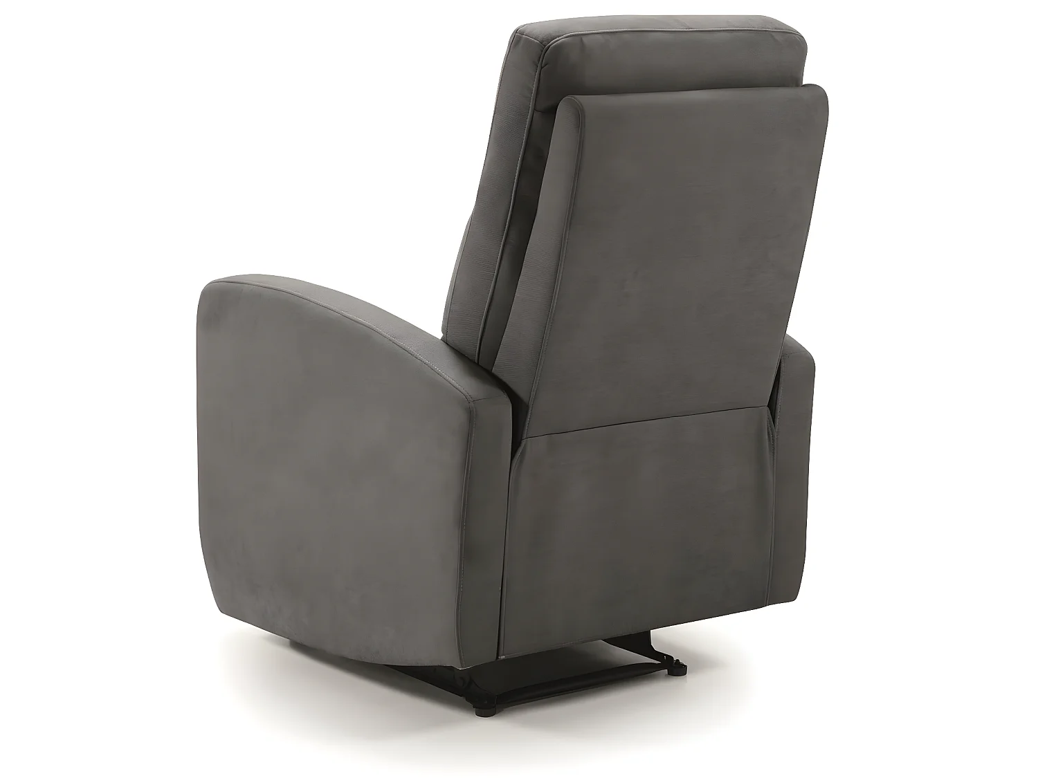 Fauteuil relax électrique en tissu waterproof couleur Gris foncé
