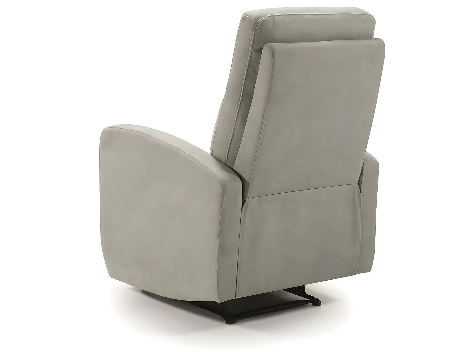 Fauteuil relax électrique en tissu waterproof couleur Gris perle
