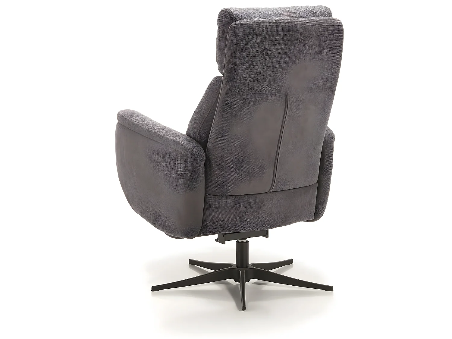 Fauteuil relax électrique en tissu polyester couleur Gris foncé
