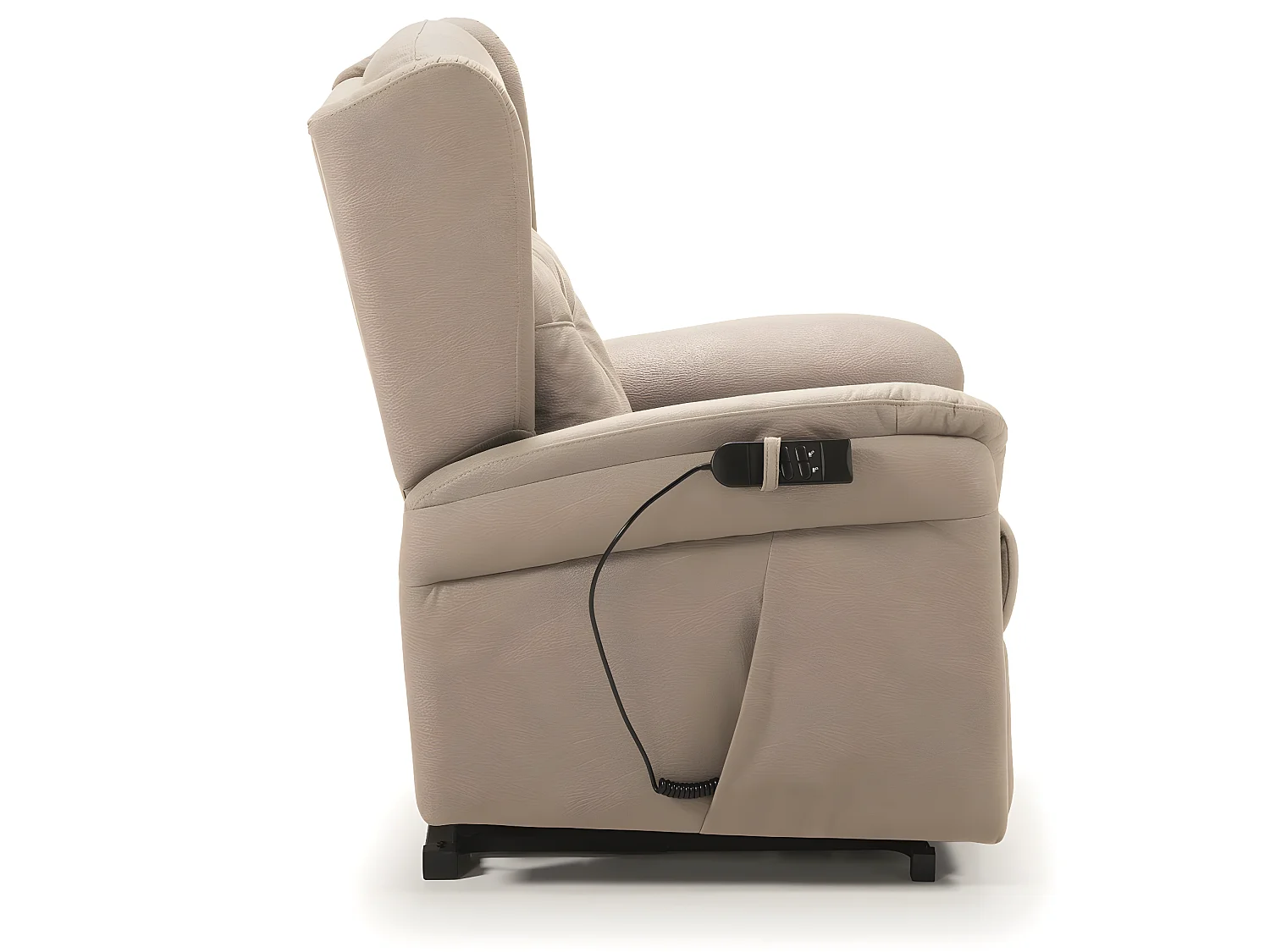 Fauteuil relax électrique releveur en tissu waterproof couleur Beige