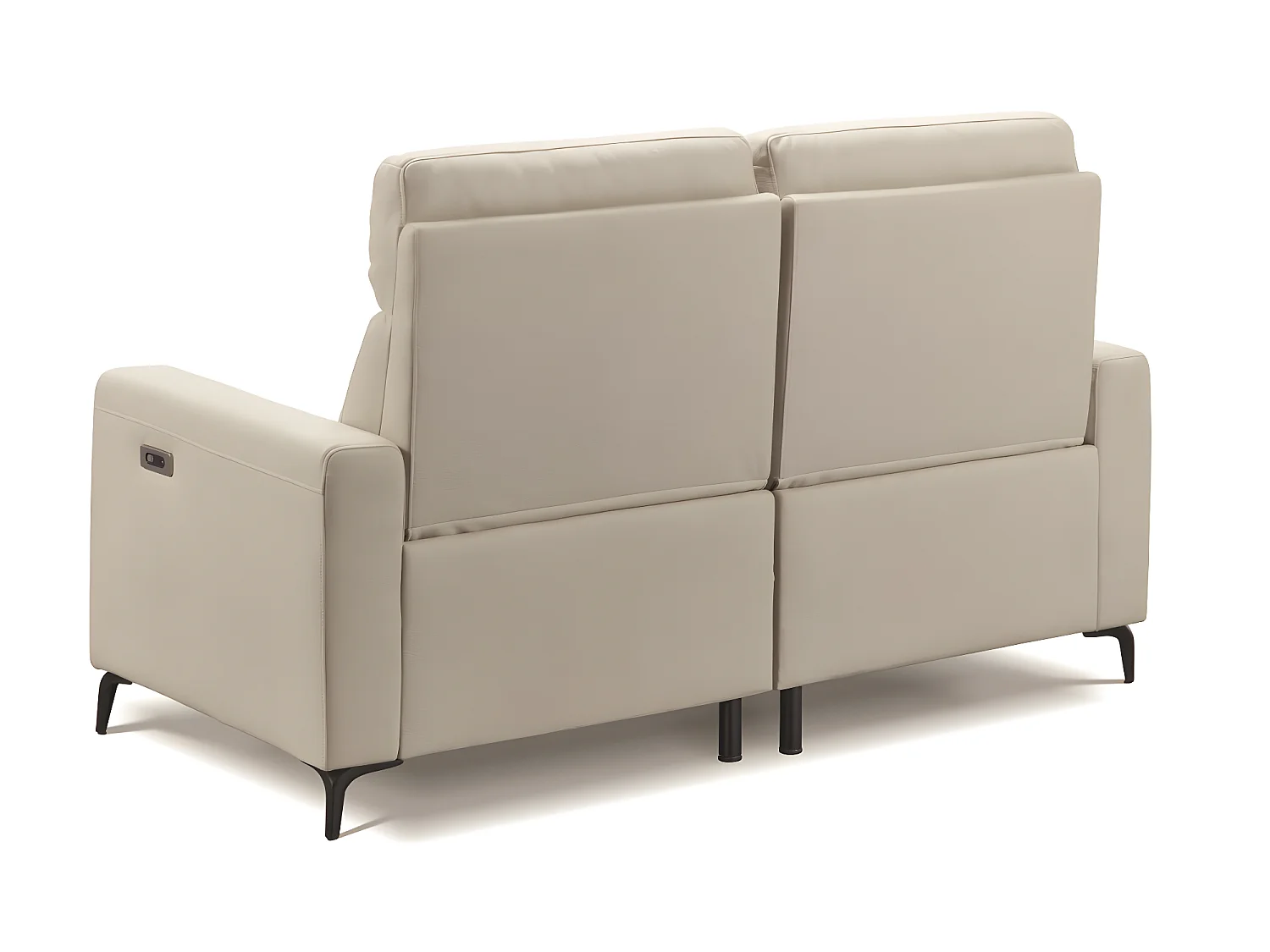 Ensemble canapé de 3 places (2 relax électriques) + canapé de 2 places fixes en tissu