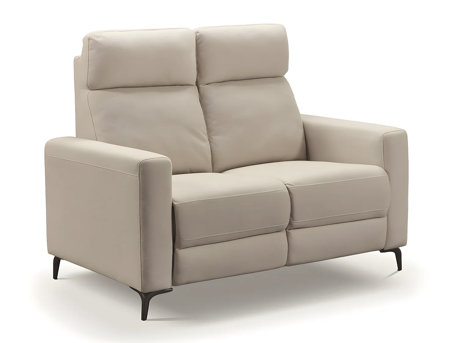 Ensemble canapé de 3 places (2 relax électriques) + canapé de 2 places fixes en tissu