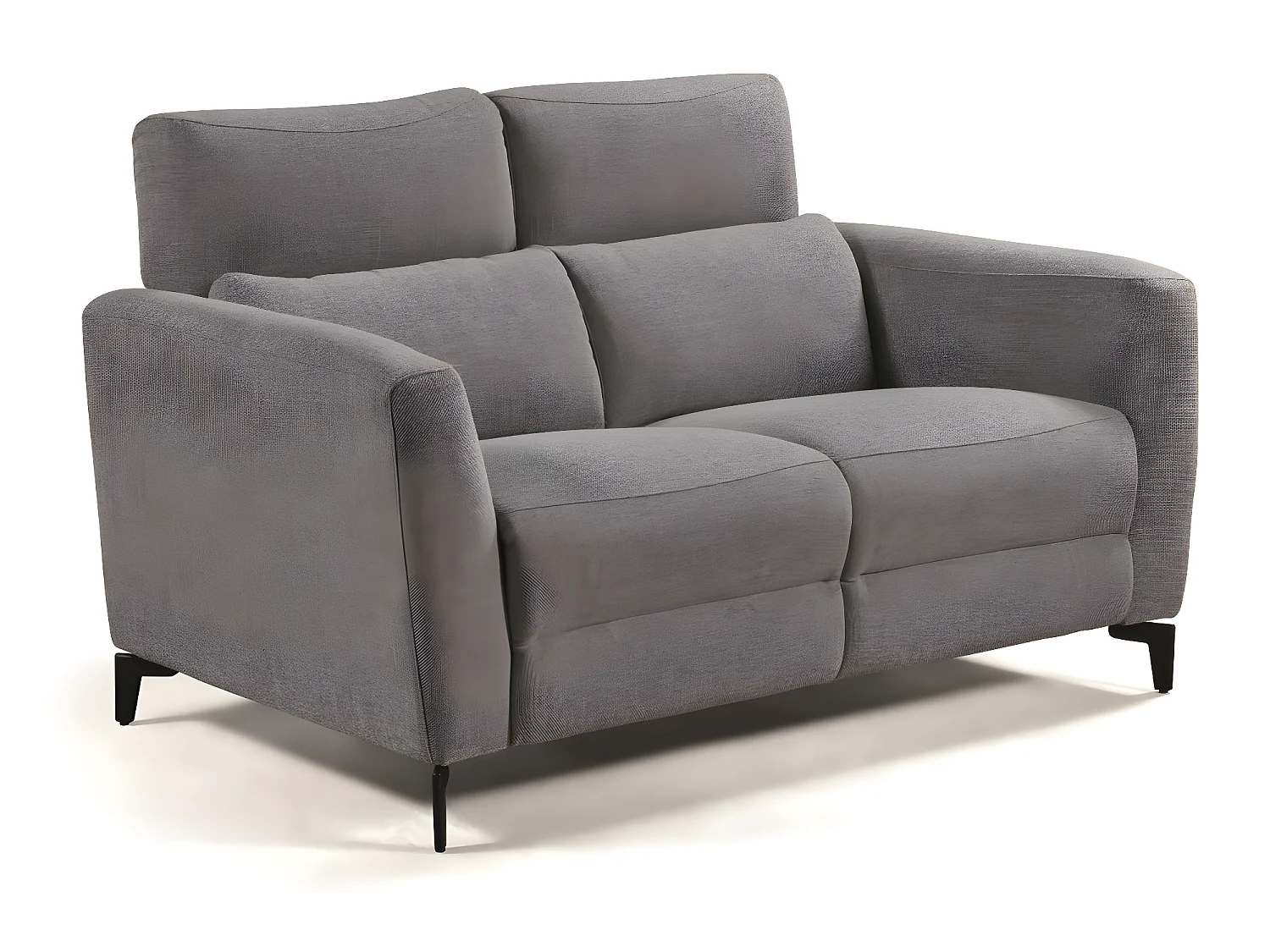 Ensemble canapé de 3 places relax électrique + canapé de 2 places fixes en tissu