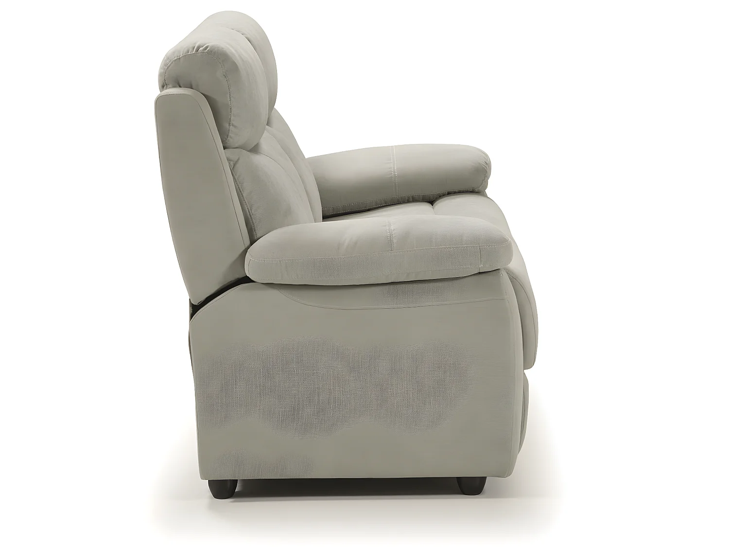 Ensemble canapé 3 places (2 relax électriques) + canapé de 2 places fixe en tissu