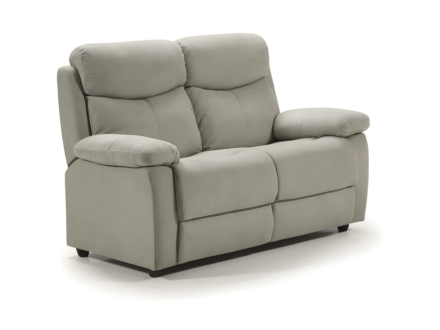 Ensemble canapé 3 places (2 relax électriques) + canapé de 2 places fixe en tissu