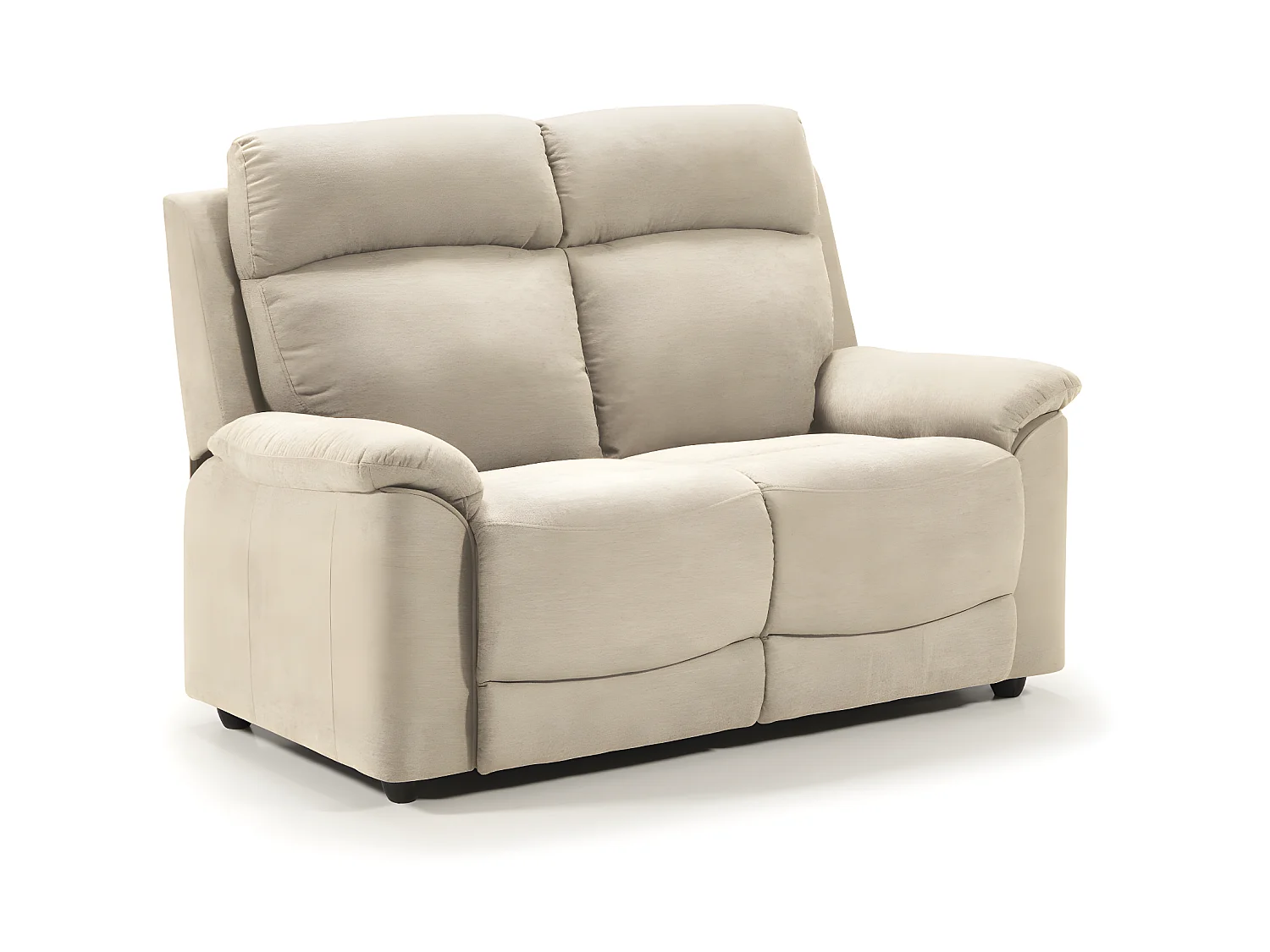Ensemble canapé de 3 places relax électrique + canapé de 2 places fixes en tissu