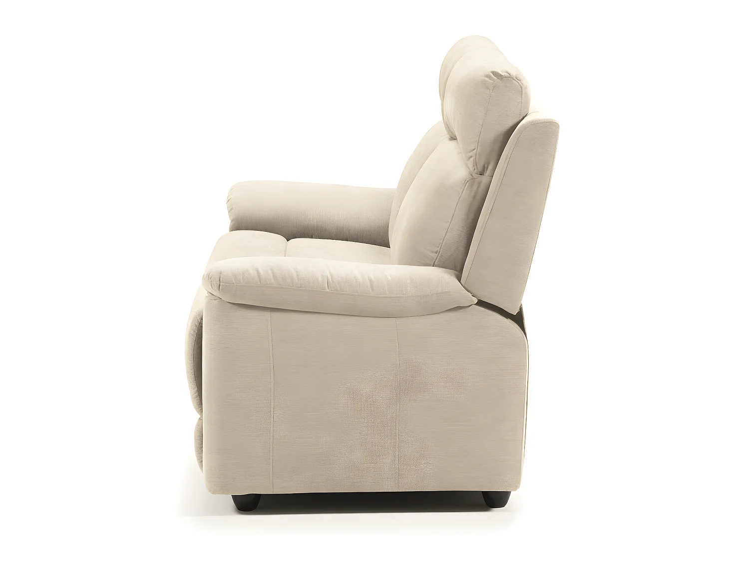 Ensemble canapé de 3 places relax électrique + canapé de 2 places fixes en tissu