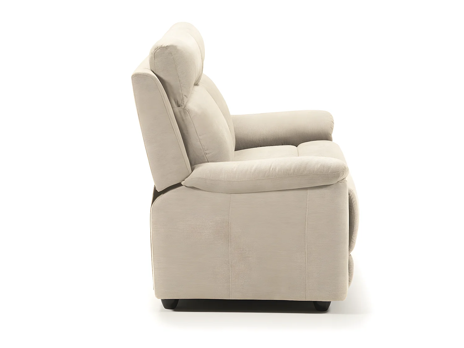 Ensemble canapé de 3 places relax électrique + canapé de 2 places fixes en tissu
