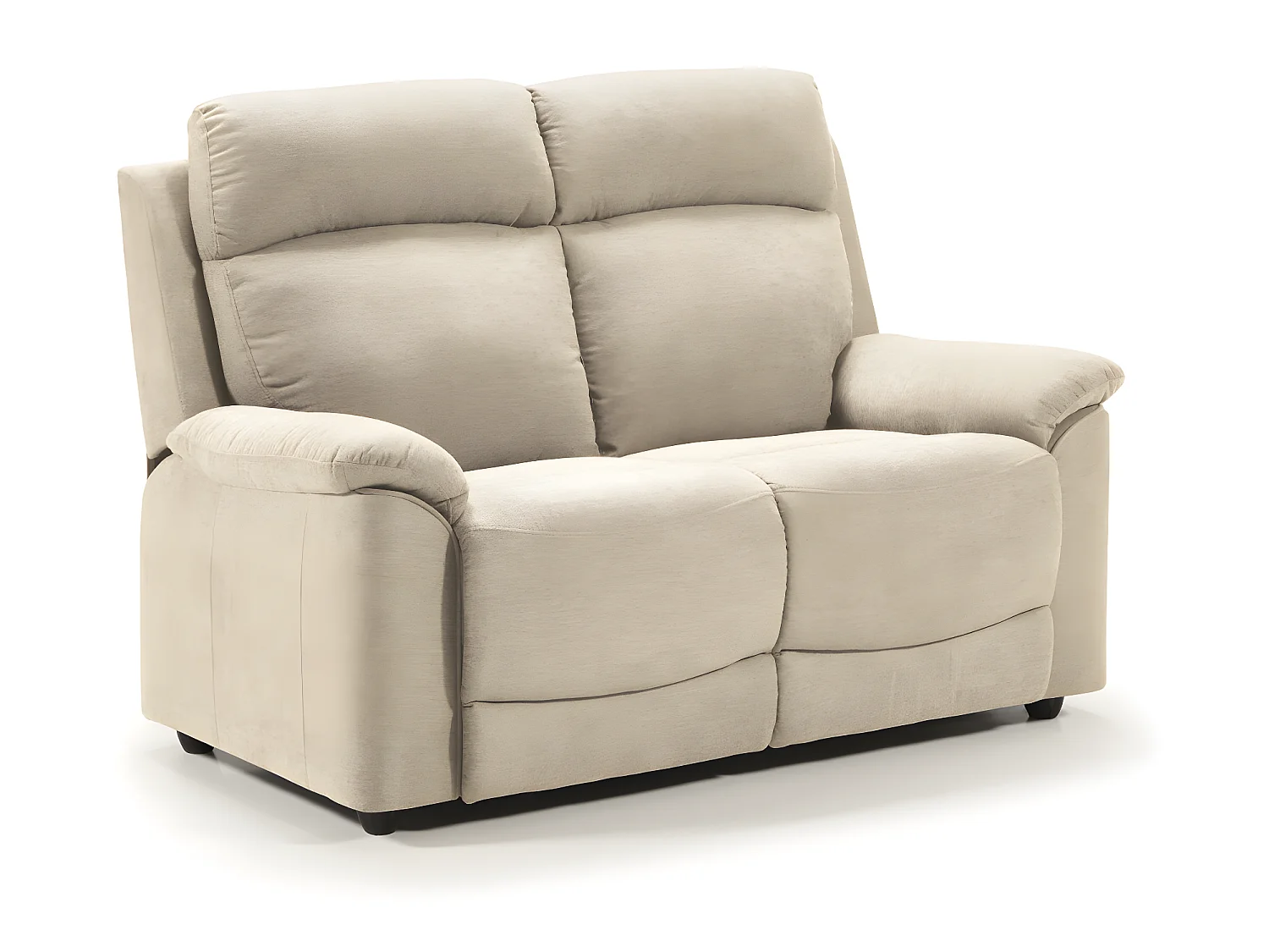 Ensemble canapé de 3 places relax électrique + canapé de 2 places fixes en tissu