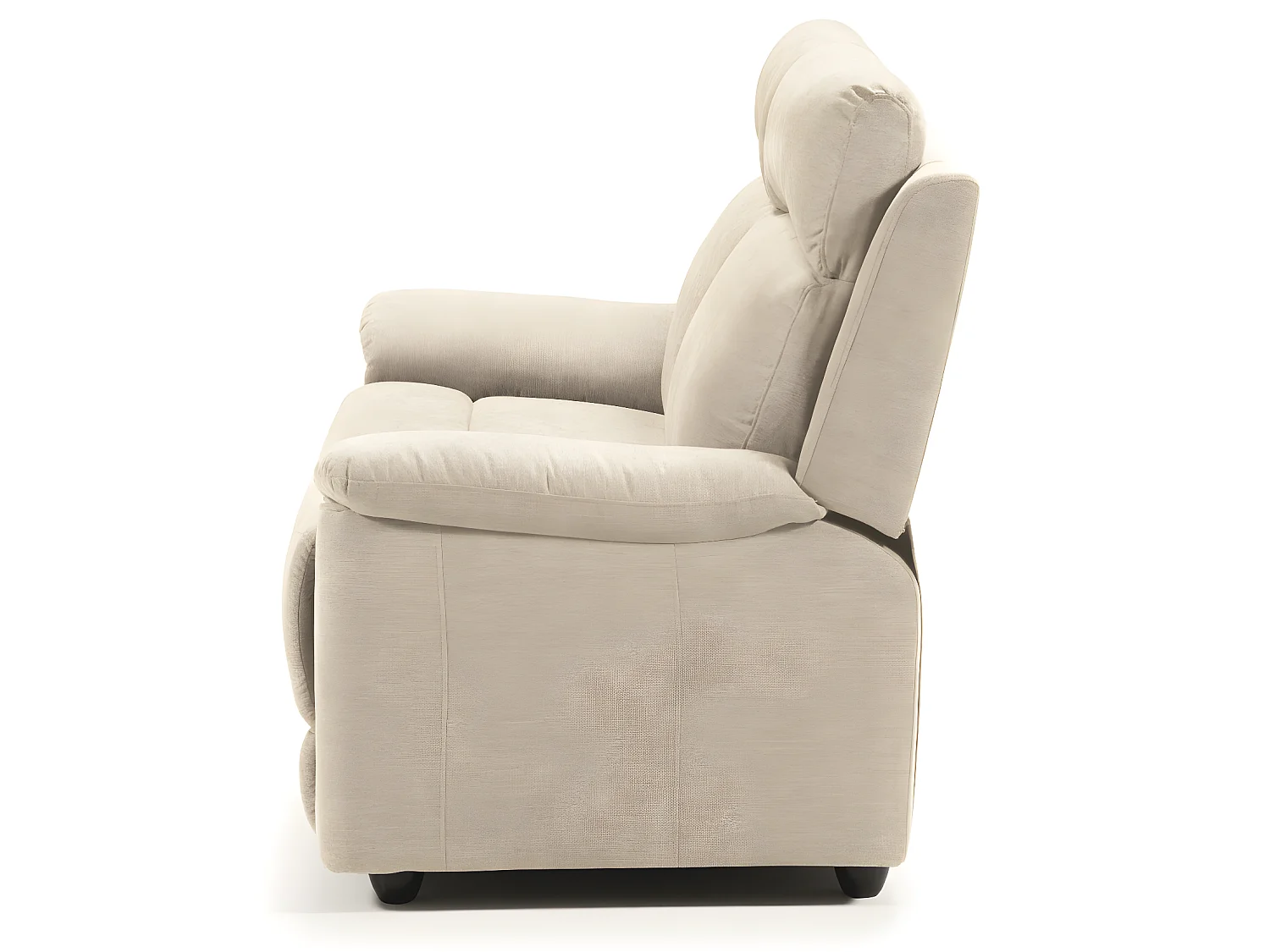 Ensemble canapé de 3 places relax électrique + canapé de 2 places fixes en tissu