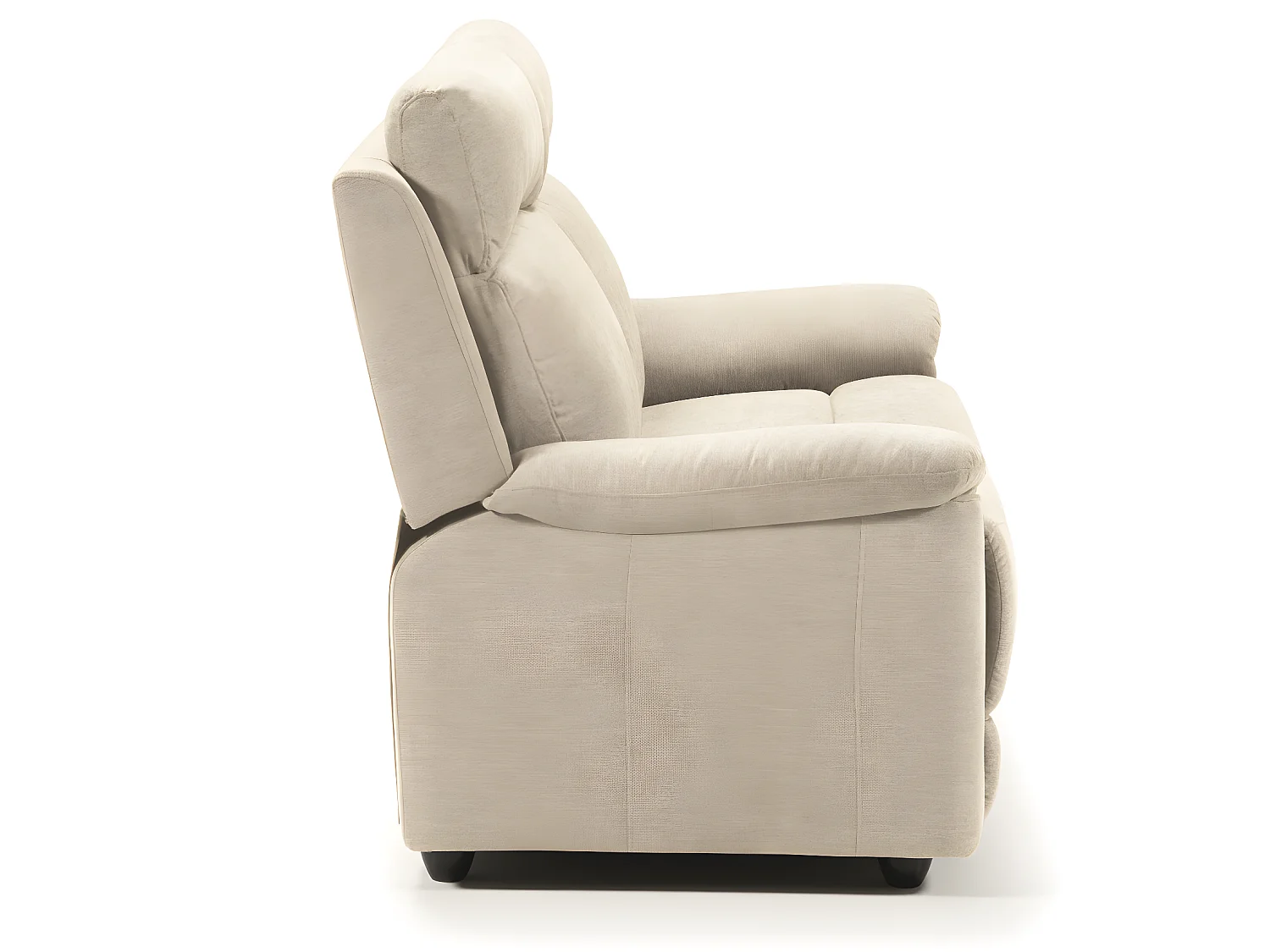 Ensemble canapé de 3 places relax électrique + canapé de 2 places fixes en tissu