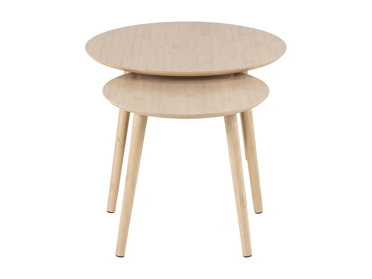 Roslin table basse lot de 2 pièces. naturel.