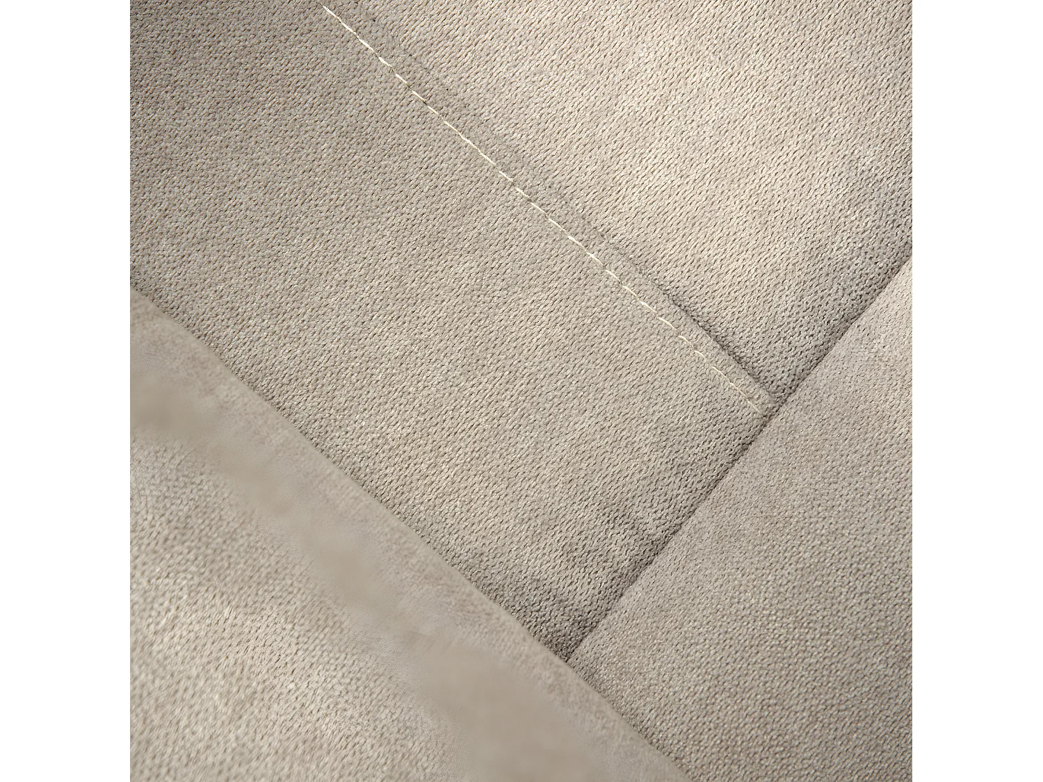 Canapé de 3 places (2 relax électriques) en tissu couleur Crème