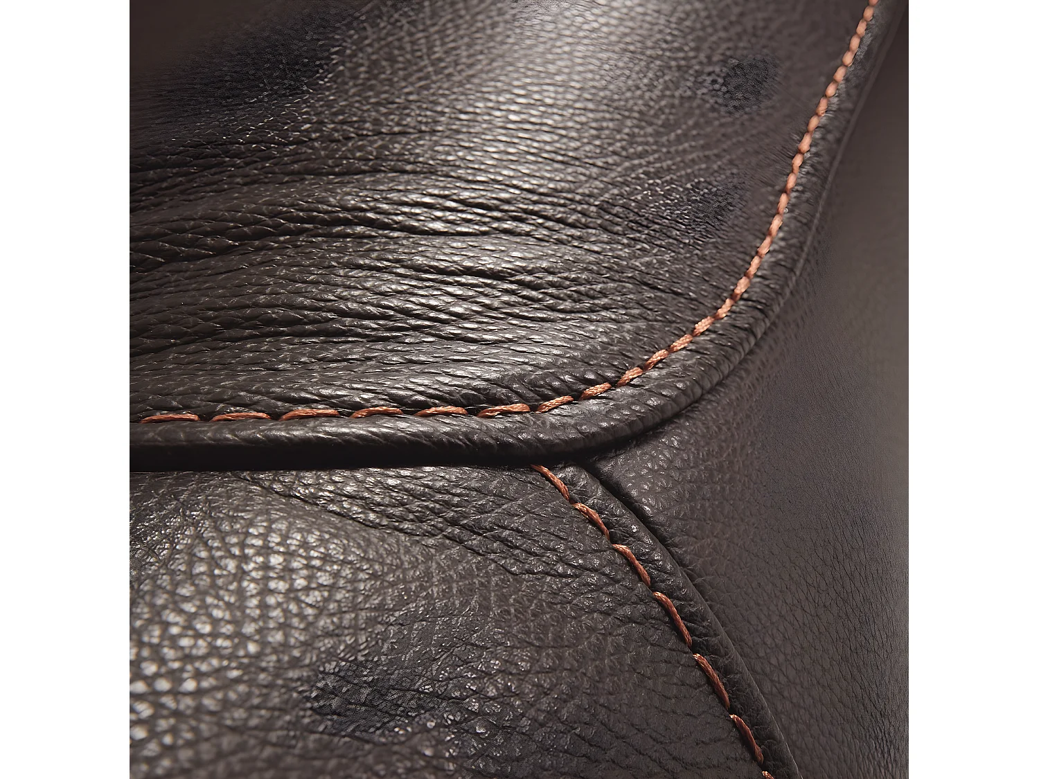 Canapé de 3 places (2 relax électriques) en Cuir/PVC couleur Marron